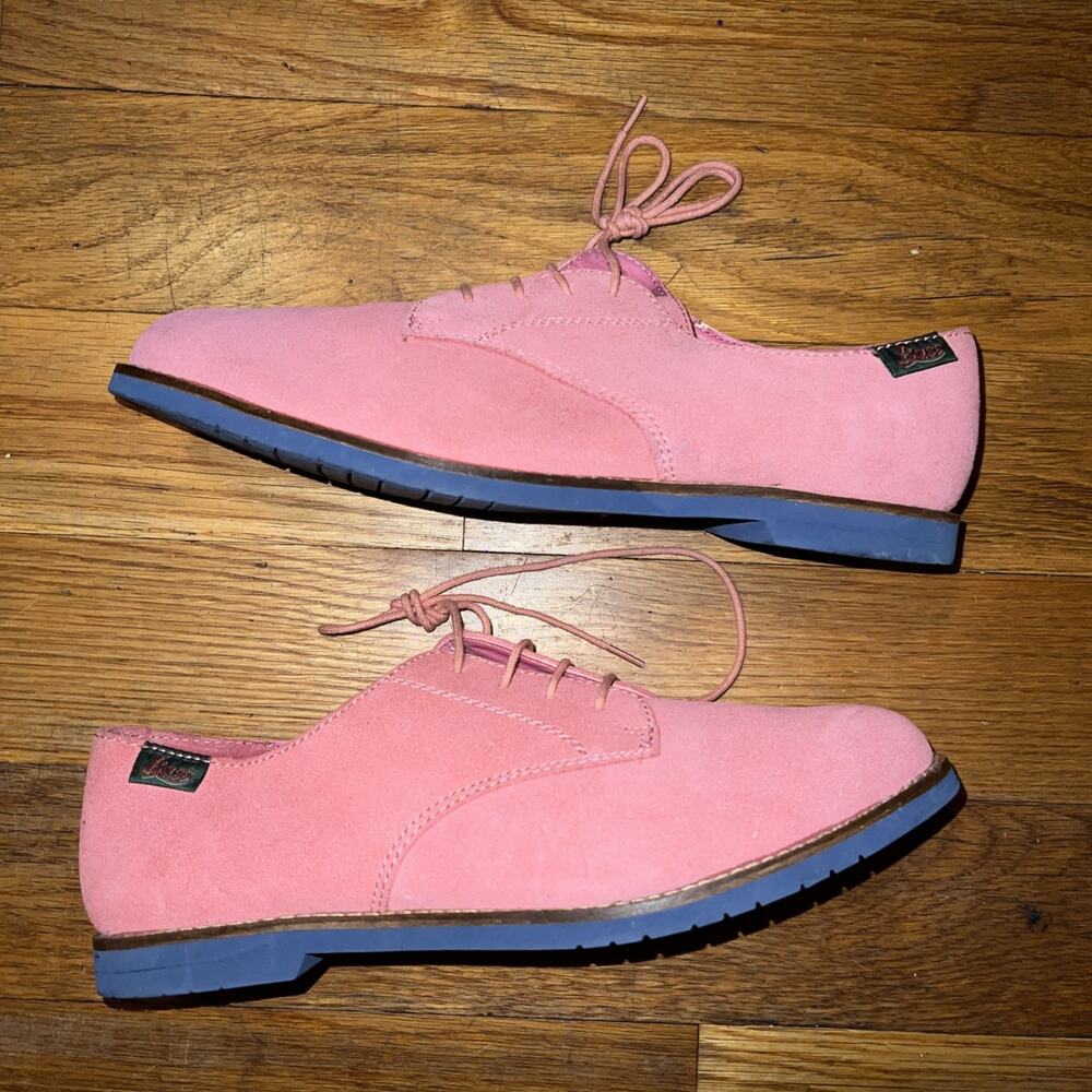 Bass Ely-2 Desert Rose Pink Oxfords Women Size 9.5 RARE!